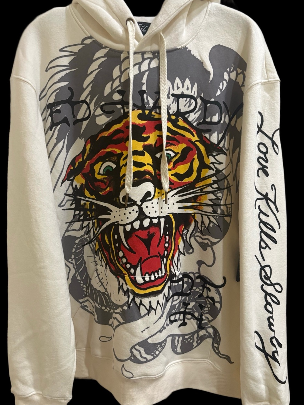 Men's Ed Hardy Tiger Graphic Hoodie ⭐️NWT⭐️